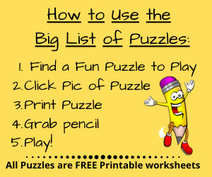 Big List of Puzzles instructions
