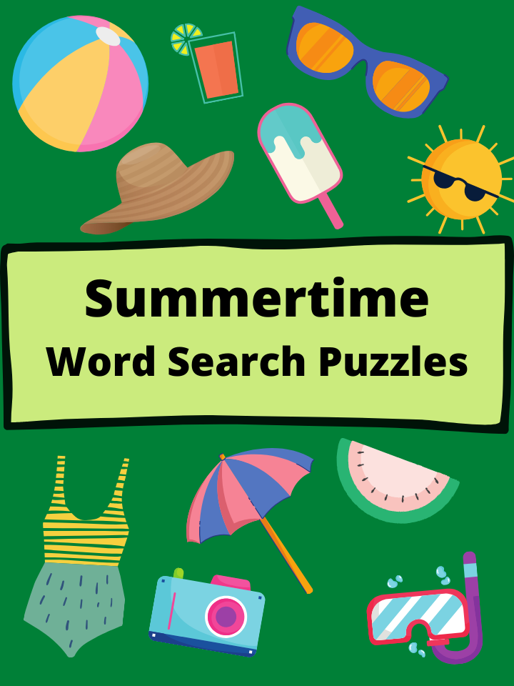 Summertime Word Search Puzzles