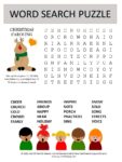 christmas carol word search puzzle