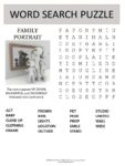 family portrait word search puzzle