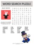 magic show word search puzzle