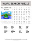 water word search puzzle