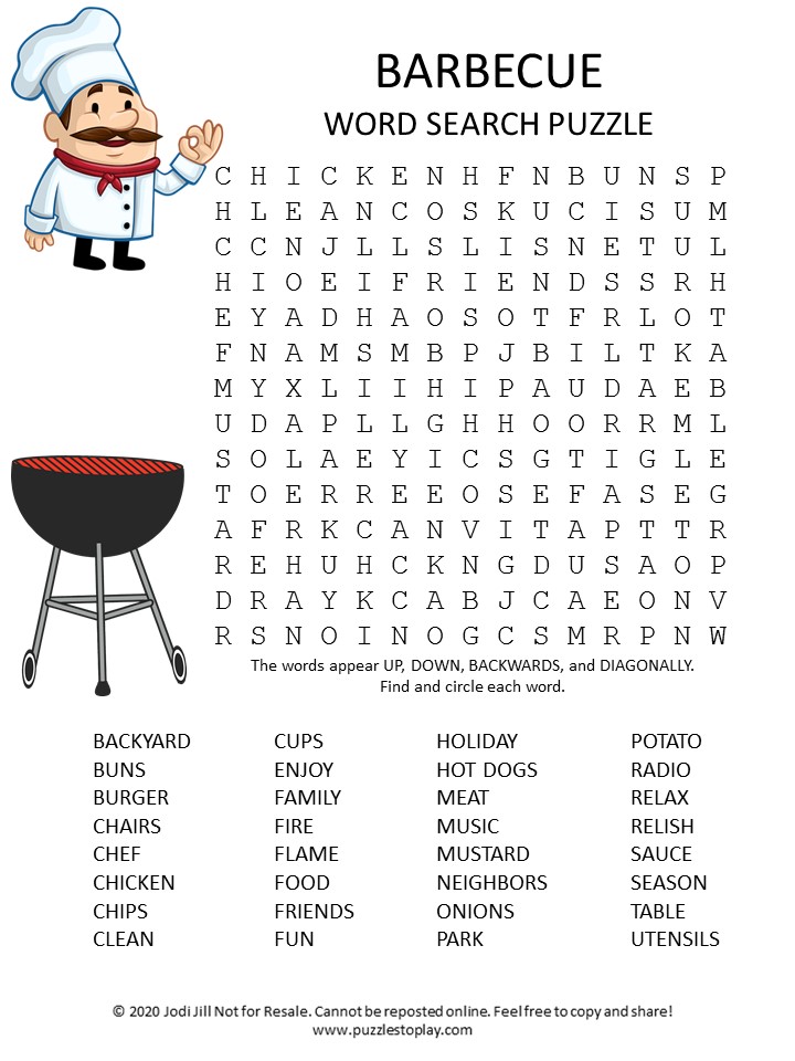 Printable - 10 Word Search Puzzle - Food Groups