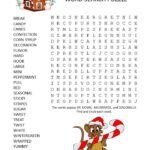 candy cane word search puzzle