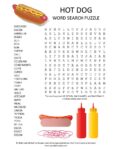hot dog word search puzzle
