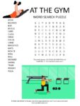 The gym word search puzzle