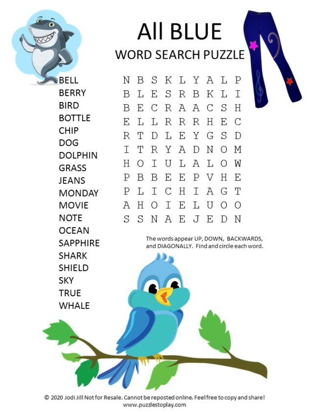 Free Word Search Puzzle Worksheet List Page 5 Puzzles To Play