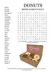 donut word search puzzle