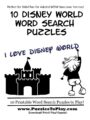 magic kingdom word search puzzle book