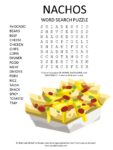 nachos word search puzzle