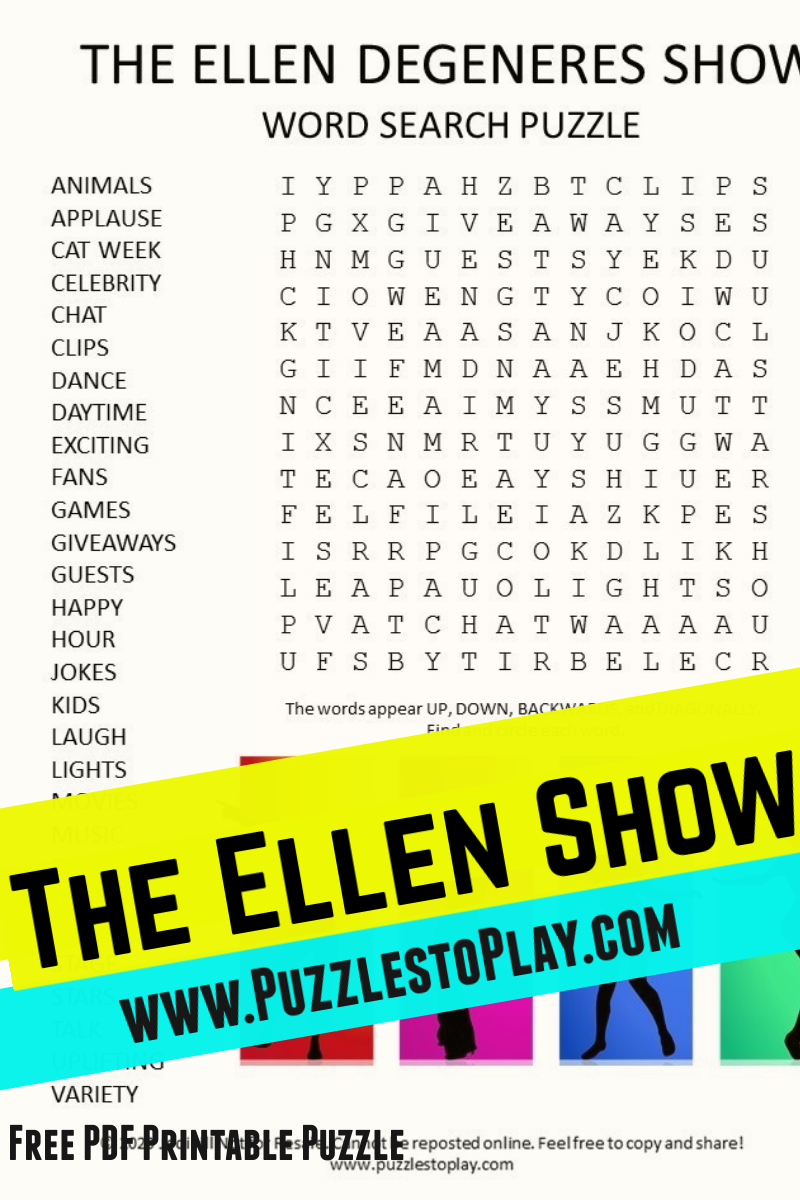 Free Printable Television Shows Word Search Puzzles Puzzles To Play