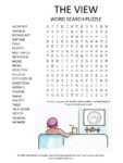 the view today word search puzzle