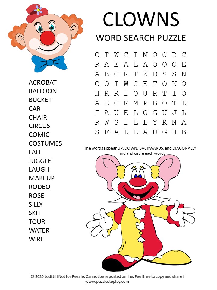 clowns-word-search-puzzle-puzzles-to-play