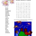 fireworks word search puzzle