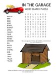 in the garage word search puzzle