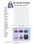in your purse word search puzzle