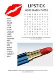 lipstick word search puzzle