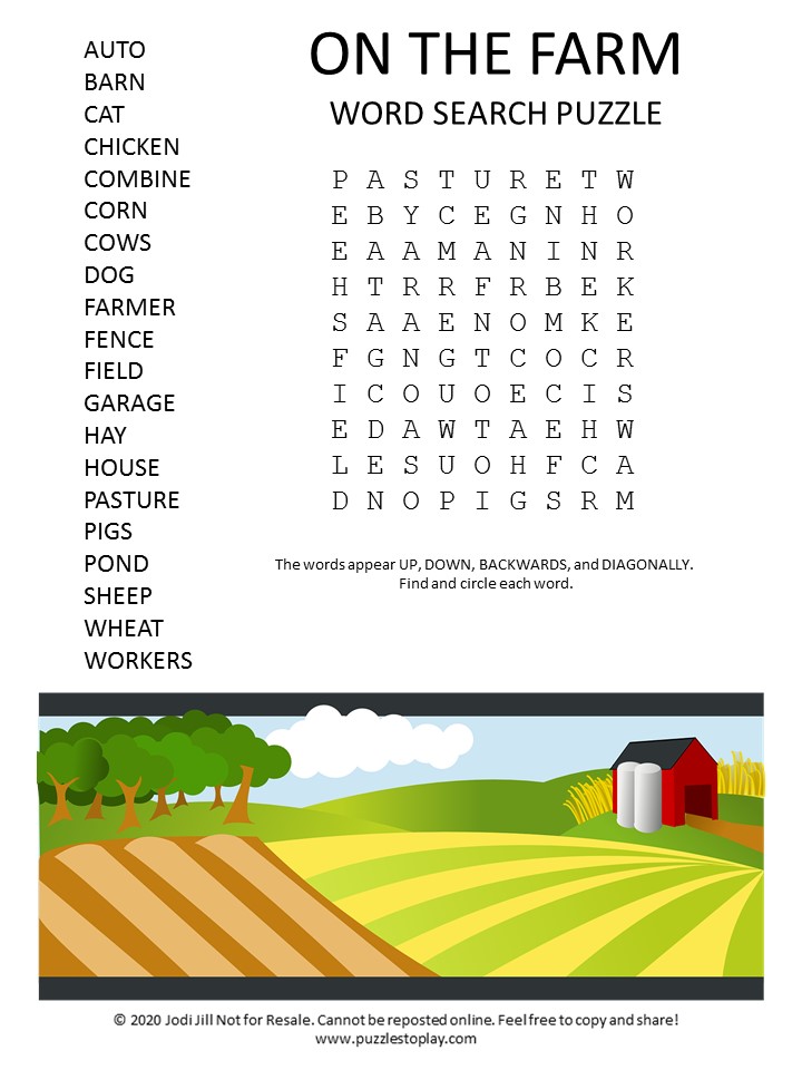 free word search puzzle worksheet list page 8 puzzles to play - free ...