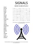 signals word search puzzle