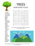 trees word search puzzle
