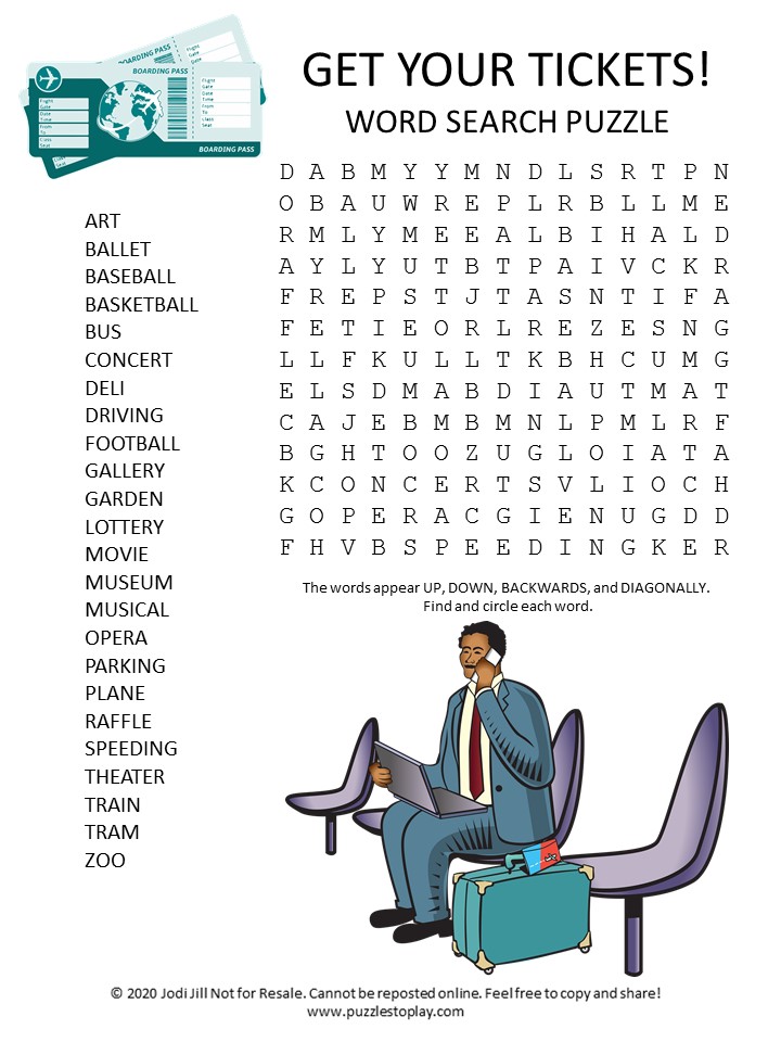 Check Word Search Puzzle - Puzzles to Play