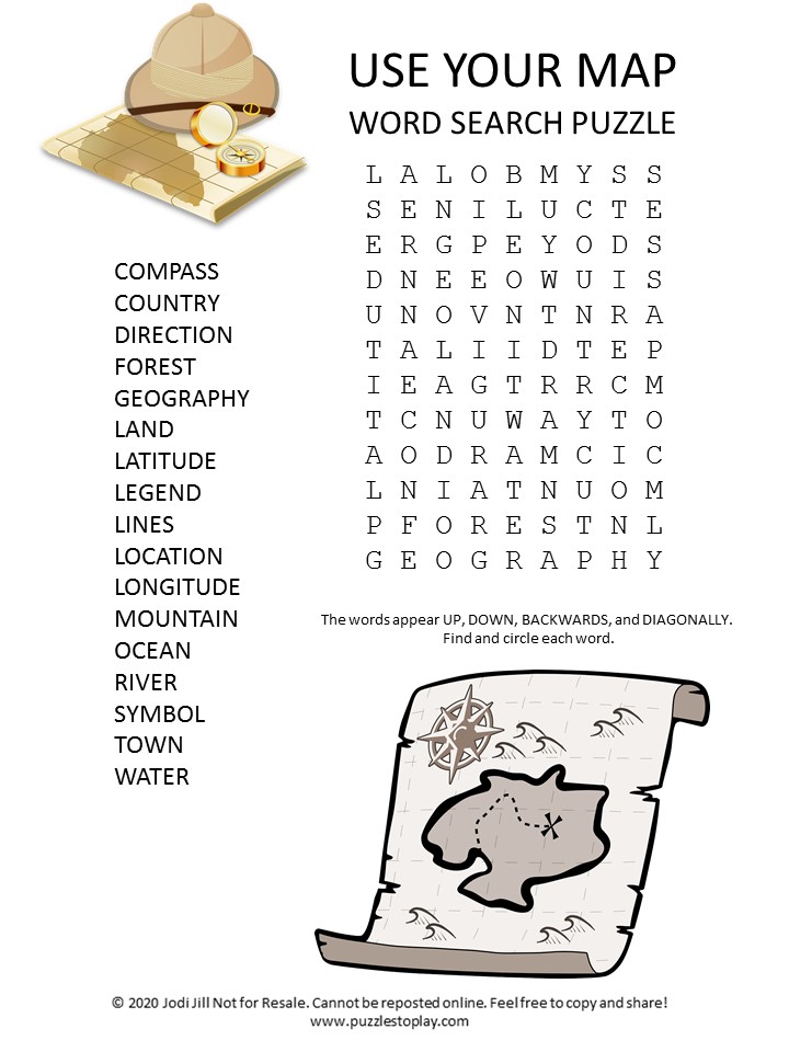 Free Printable Map Puzzles  Map puzzle, World map puzzle, Map activities