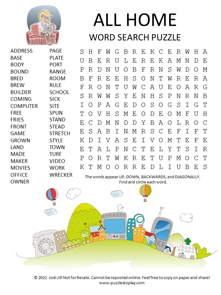 Free Word Search  Play Online Word Search Puzzles