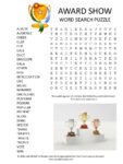 award show word search puzzle