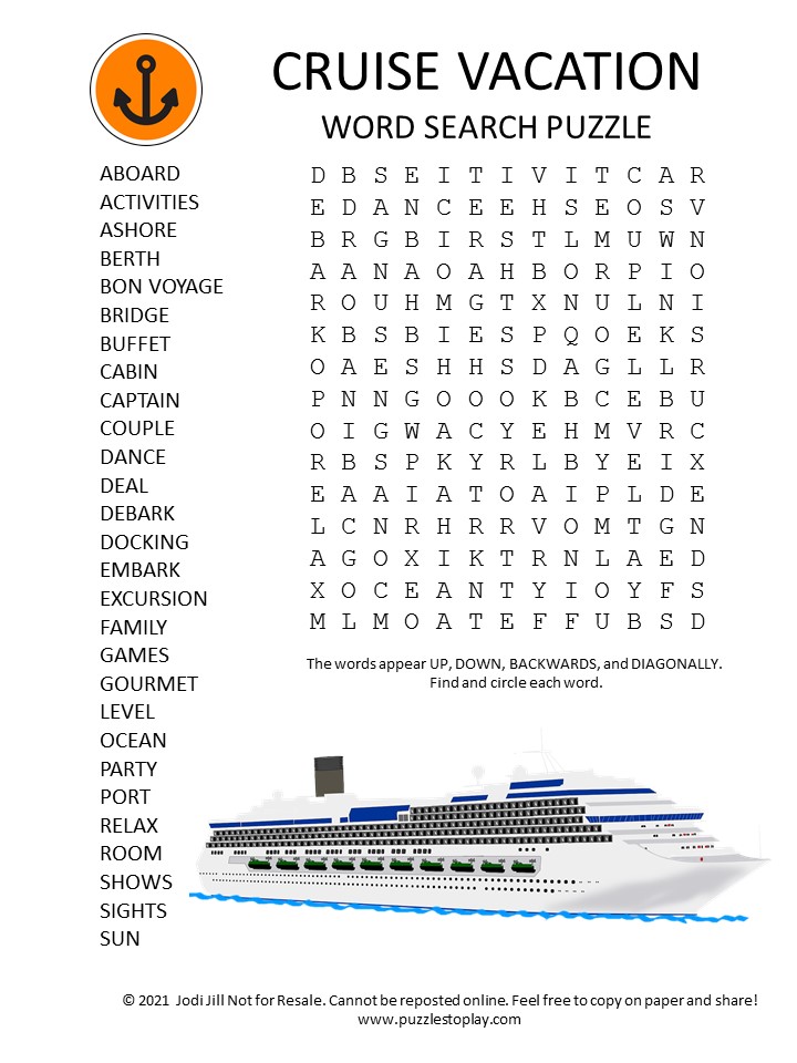 free word search puzzle worksheet list Page 9 - Puzzles to Play