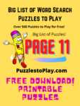 free printable puzzles word search find download page 11