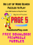 free printable puzzles word search find download page 5