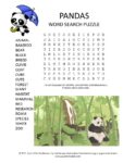 pandas word search puzzle