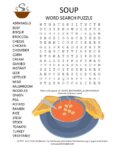 soup word search puzzle