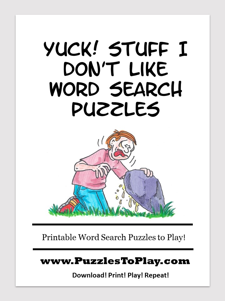 Yuck word search free download puzzle book