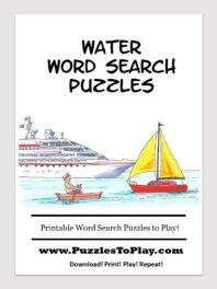Water word search free download puzzle book