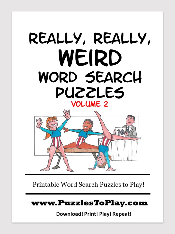 Really Weird Word Search puzzles Volume two free book