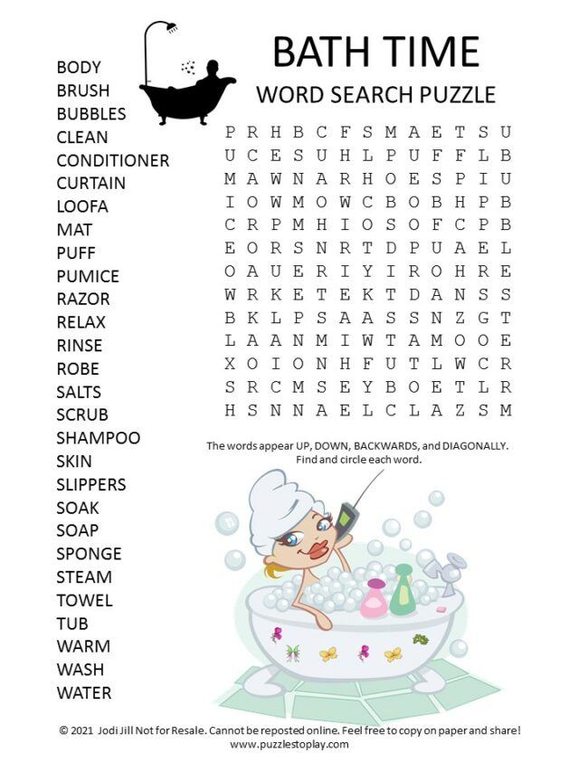 free word search puzzle worksheet list Page 13 - Puzzles to Play