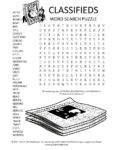 Classifieds Word Search Puzzle