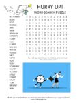 hurry word search puzzle