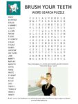 Brush Your Teeth Word Search Puzzle