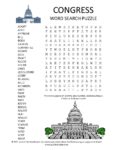 Congress Word Search Puzzle