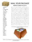 Mail Your Package Word Search Puzzle