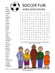 Soccer Fun Word Search Puzzle