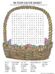 In Your Easter Basket Word Search Puzzle