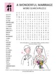 Marriage Word Search Puzzle