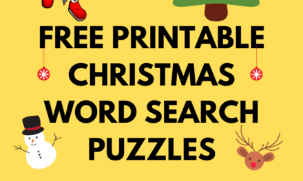 18 Free Printable Christmas Word Search Puzzles