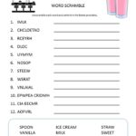 shakes word scramble for kids