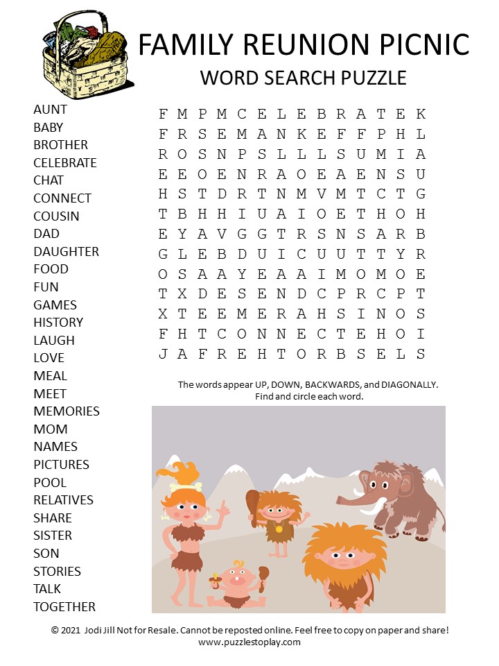 word search puzzle