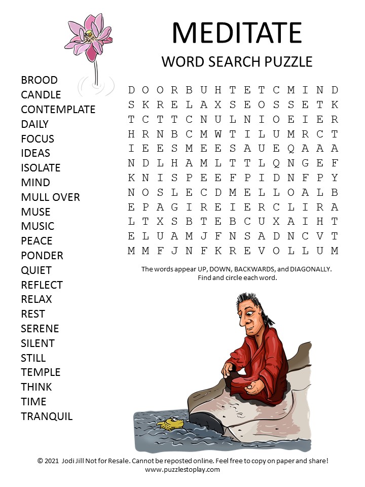 Play Free Online Word Search Puzzles Daily