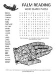 Palm Reading Word Search Puzzle